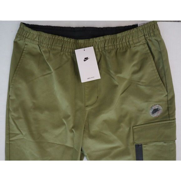 Nike FB2191 378 Mens Sz XL Olive Green Sports Utility SPU Woven Jogger Pants $85 - Picture 3 of 12